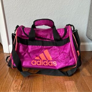 Adidas Diablo Duffel Bag Gym Workout Bag Women’s Purple Pink
